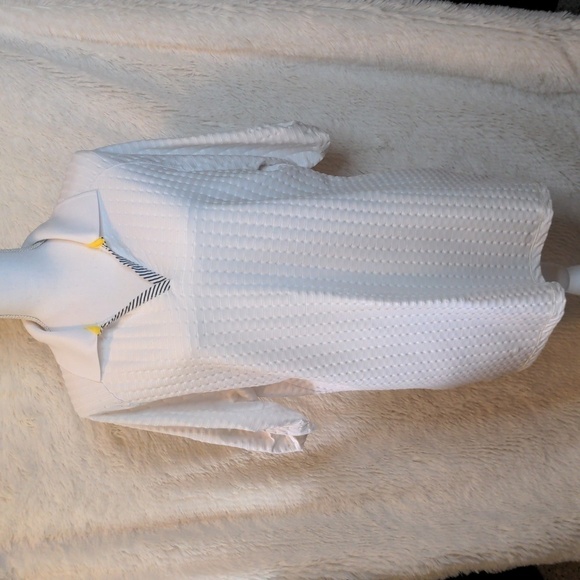 Nancy Lopez Tops - GOLF POLO White Pucker ~ Nancy Lopez XL